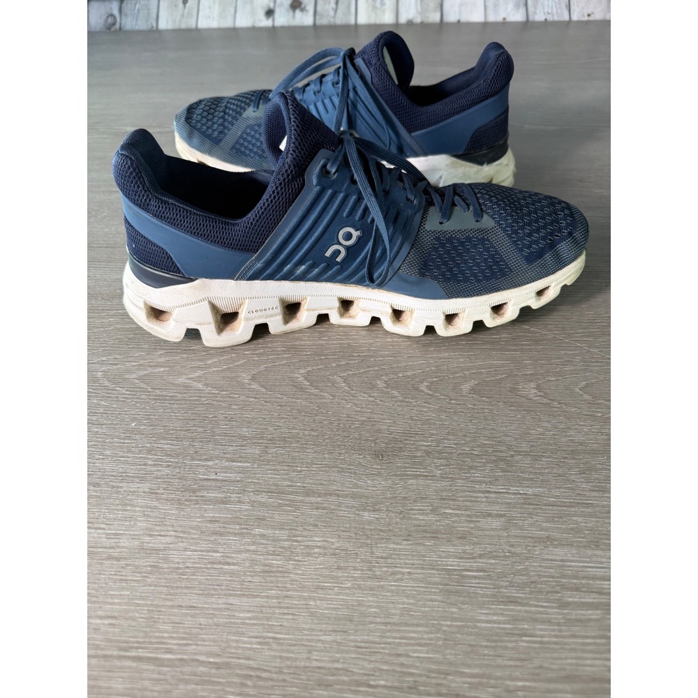 On Cloudflyer Blue Running Shoes Mens Size 10 Swiss Engineering Sneakers - Picture 9 of 15